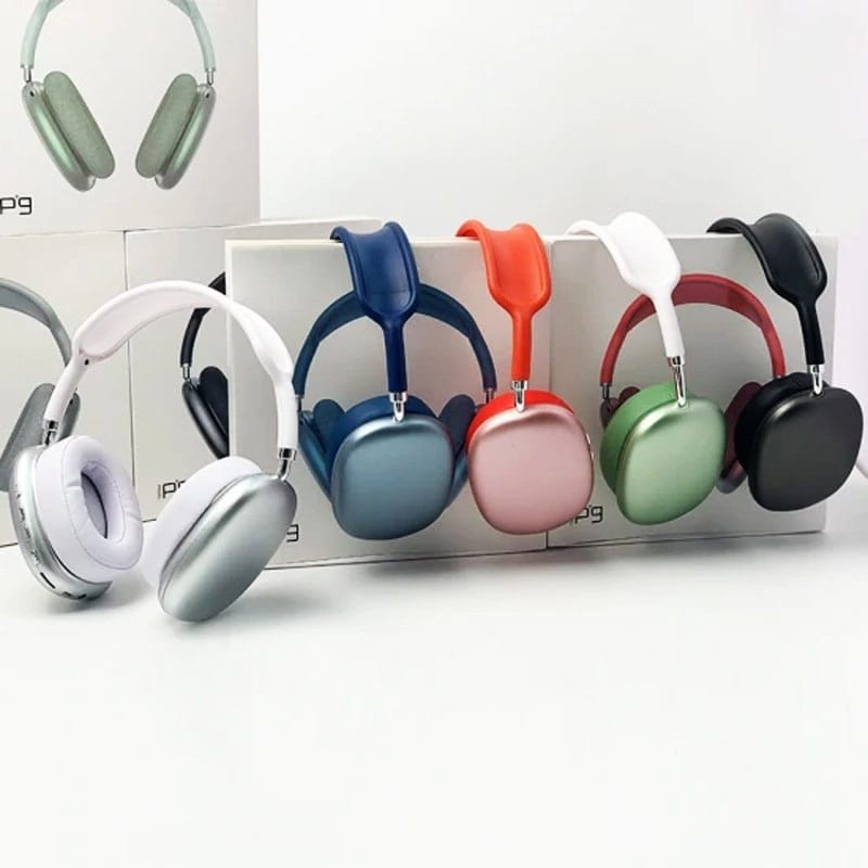Casque Sans Fil P9 Bluetooth Avec Emplacement Carte Memoire - Silver